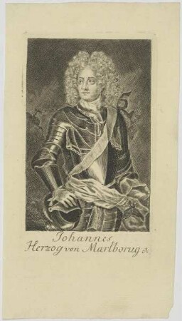 Bildnis des Johannes Herzog von Marlborug