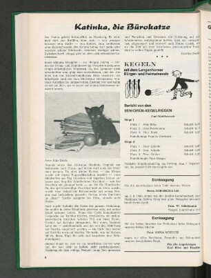 Katinka, die Bürokatze