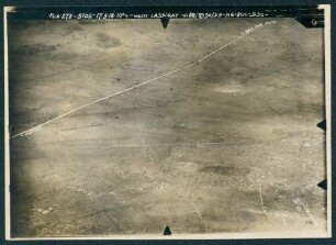 Foto des Geländes westlich von Lassigny (Luftbild)