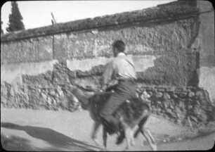 Mann auf Reittier (Lateinamerika-Aufenthalte 1934/1942)