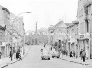 Zentrum von Neustrelitz mit Sowjetischem Ehrenmal