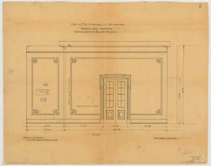 Thiersch, Friedrich von; München; Haus für Handel und Gewerbe - Börsensaal Vorplatz (Wandabwicklung)