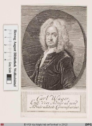 Bildnis Charles Wager (1709 Sir)