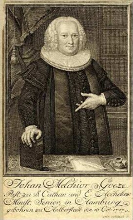 Bildnis Johann Melchior Goeze (1717-1786)