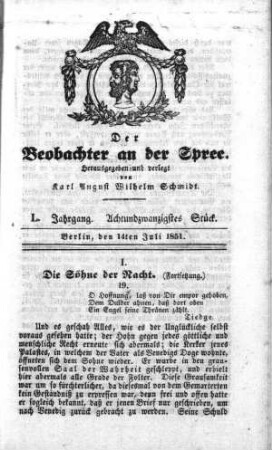 28. Stueck, 14. Juli 1851