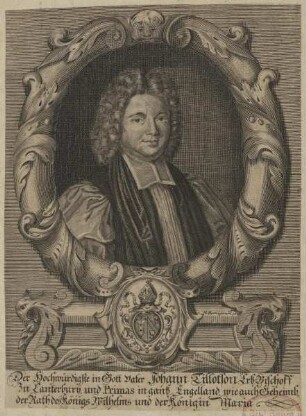 Bildnis des Johann Tillotson