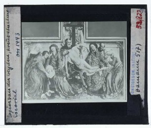Weyden, Kreuzabnahme (Madrid Prado P002825)