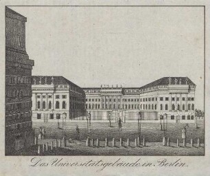 Das Universitätsgebäude in Berlin