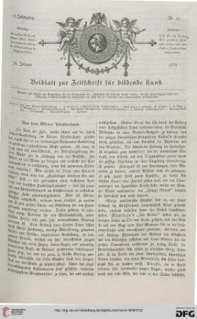 Aus dem Wiener Künstlerhause
