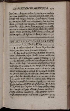 * De Recta Ratione Poetarvm Legendorvm.