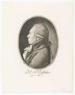 Bildnis des J. C. S. Kiefhaber