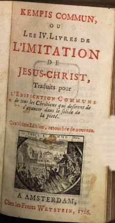 Les 4 Livres de l'imitation de Jesus Christ