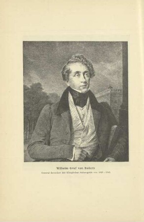 Wilhelm Graf von Redern. General-Intendant der Königlichen Schauspiele von 1828-1842