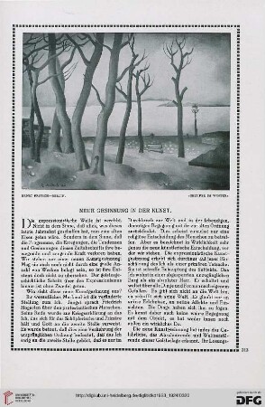 Neue Gesinnung in der Kunst