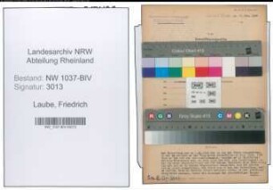 Entnazifizierung Friedrich Laube , geb. 22.02.1910 (Bahninspektor)