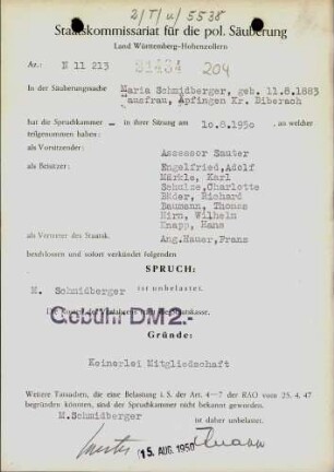 Schmidberger, Maria