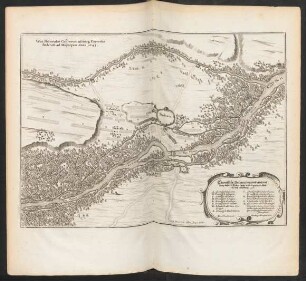 Eigentliche Delineation und andeutung beider Alliirten Läger und bequemen Standes bey Mosburg.