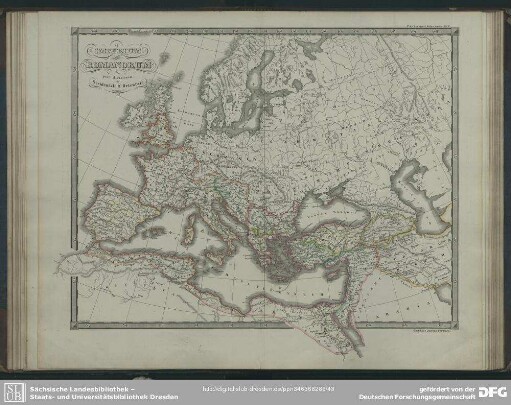 X. Imperium Romanorum post divisionem in Occidentale et Orientale
