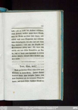 Trau, schau, wem!