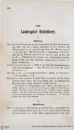 XIII: Landcapitel Heidelberg