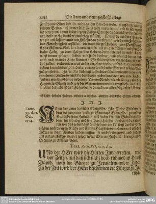 Die drey und neunzigste Predigt aus Zach. XII. v. 7. 8. 9.
