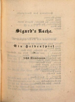 Ausgewählte Werke, 2. Der Held des Nordens ; 2