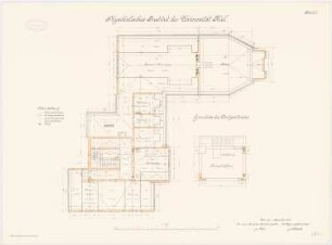 Physikalisches Institut der Christian-Albrechts-Universität Kiel: Grundriss DG 1:100