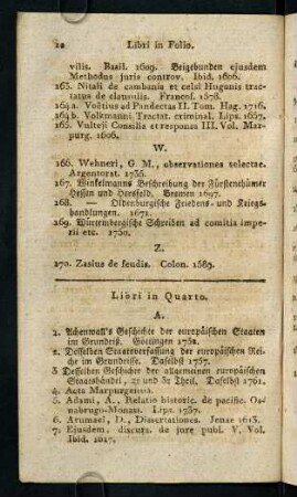10-35, Libri in Quarto