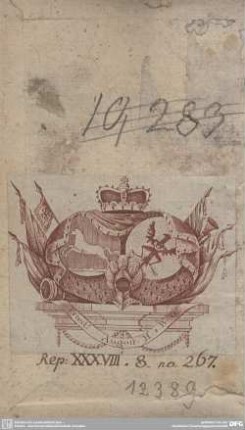 Exlibris: Friedrich August, Herzog von Braunschweig-Oels.