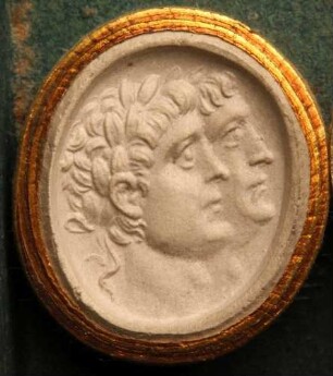 Köpfe des Ptolemaios Soter und Ptolemaios Philadelphos (Daktyliothek, Supplement)