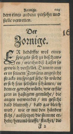 Der Zornige.