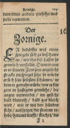 Der Zornige.