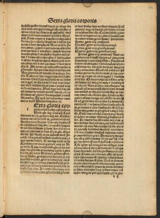 Sexta gloria corporis erit vocalis collaudatio - Decima gloria corporis erit suauis degustatio