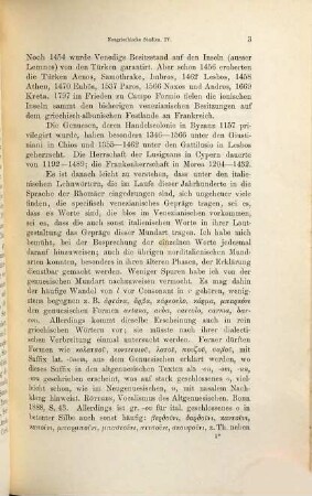 Neugriechische Studien, 4. Die romanischen Lehnworte im Neugriechischen