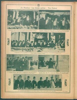 De Mendoza.- Las fiestas patrias.- Tiro federal