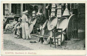 Egypte. Marchands de chaudrons. [Postkarte]