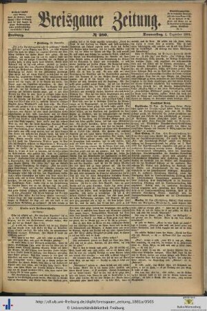 Nr. 280-305 (Dezember 1881)