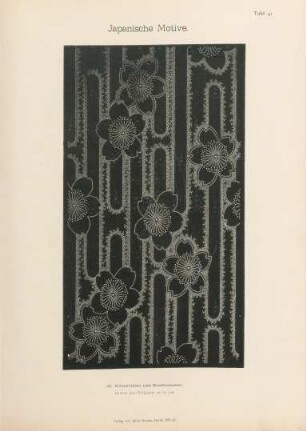 Tafel 41. 49. Kirschblüten und Streifenmuster