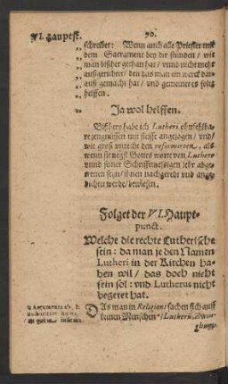 Folget der VI. Hauptpunct.