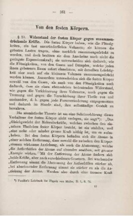 Von den festen Körpern.