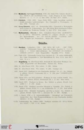 Städte (Nr. 1462-1785)