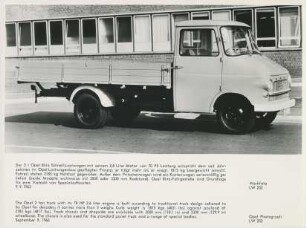 2 t Opel Blitz Schnell-Lastwagen der Adam Opel AG