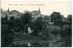 Aue. Partie in den Königin - Carola - Anlagen