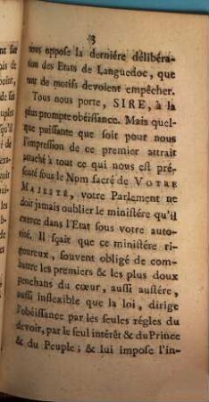 Très-humbles et très-respectueuses remonstrances que présentent au Roi, notre très-honoré et Souverain Seigneur, les Gens tenant sa Cour de Parlement de Toulouse