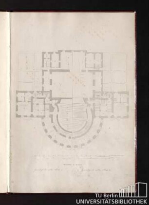 I. Thaeter zu Mainz. Grundriss des ersten Stocks A. Grundriss des ersten Stocks B.