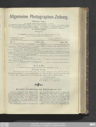 Nr. 10. 6. Juni 1902. Jahrg. IX.