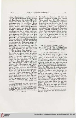1: Wiedergefundene Bilder aus berühmten alten Sammlungen, [2]