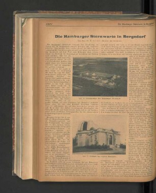 Die Hamburger Sternwarte in Bergedorf