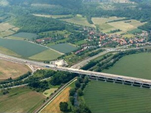Jena : BAB A 4, Ausfahrt Jena-Göschwitz