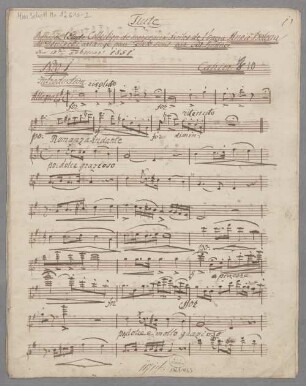Repos de l'etude. 10; fl; HenK WoO 114/10 - BSB Mus.Schott.Ha 12610-2